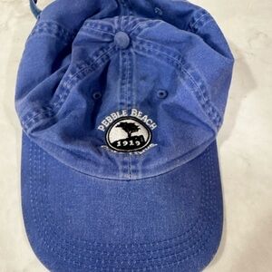Pebble Beach Blue Baseball Cap - youth